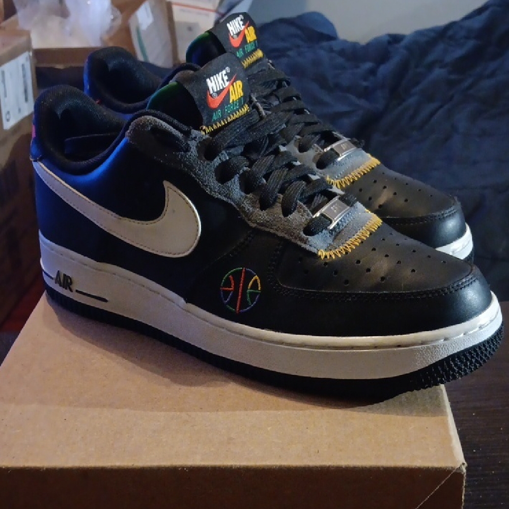 Nike Air Force 1 Low Rare Live Together, Play Together (Peace) Mens 7.5 Womens 9 - Picture 3 of 9
